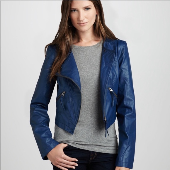 Free People Jackets & Blazers - FreePeople Faux Leather Moto Jacket